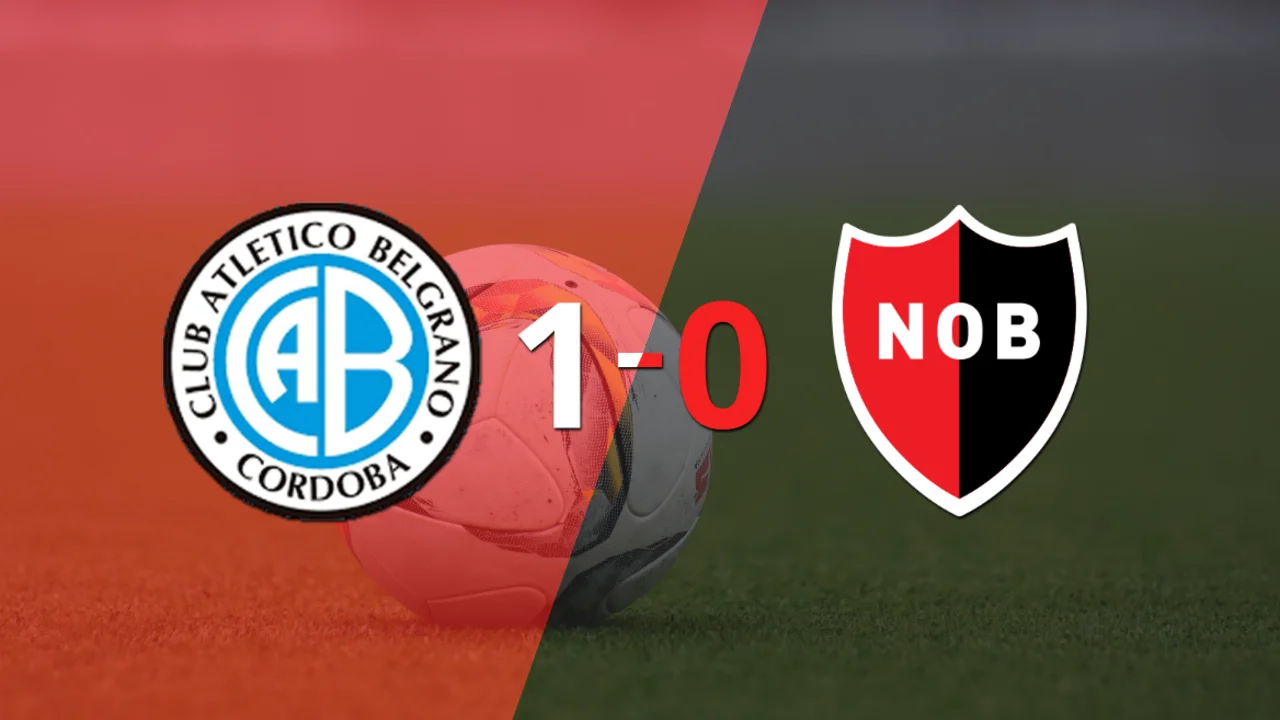 Con lo justo, Belgrano venció a Newell`s 1 a 0 en Gigante de Alberdi