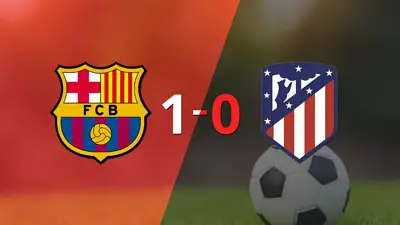 En su casa Barcelona derrotó a Atlético de Madrid 1 a 0 En su casa Barcelona derrotó a Atlético de Madrid 1 a 0