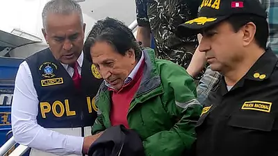 El ex presidente Toledo ya está detenido en Perú El ex presidente Toledo ya está detenido en Perú