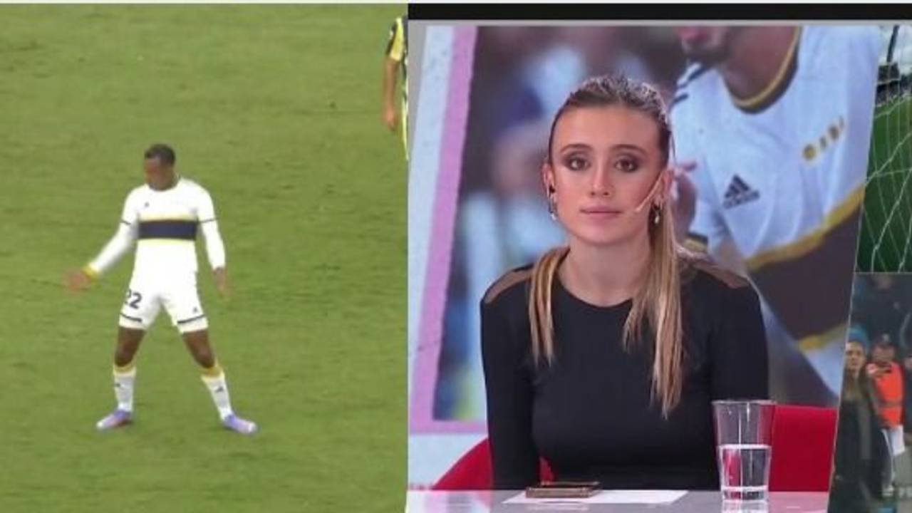 Morena Beltrán, Sebastián Villa, Boca, fútbol argentino, televisión, ESPN, deportes