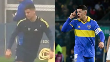 ¿Llega al Superclásico? El lujo de Marcos Rojo en el entrenamiento de Boca
