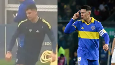 ¿Llega al Superclásico? El lujo de Marcos Rojo en el entrenamiento de Boca