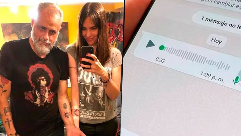 Audio de Romina Pereiro y Jorge Rial