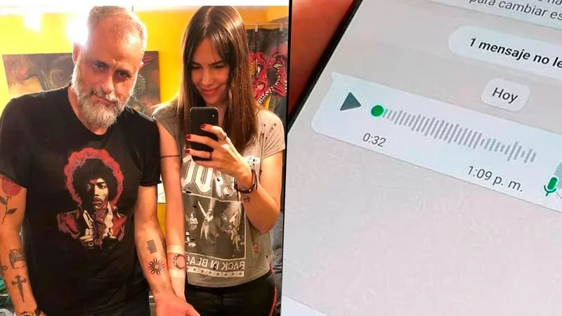 Audio de Romina Pereiro y Jorge Rial