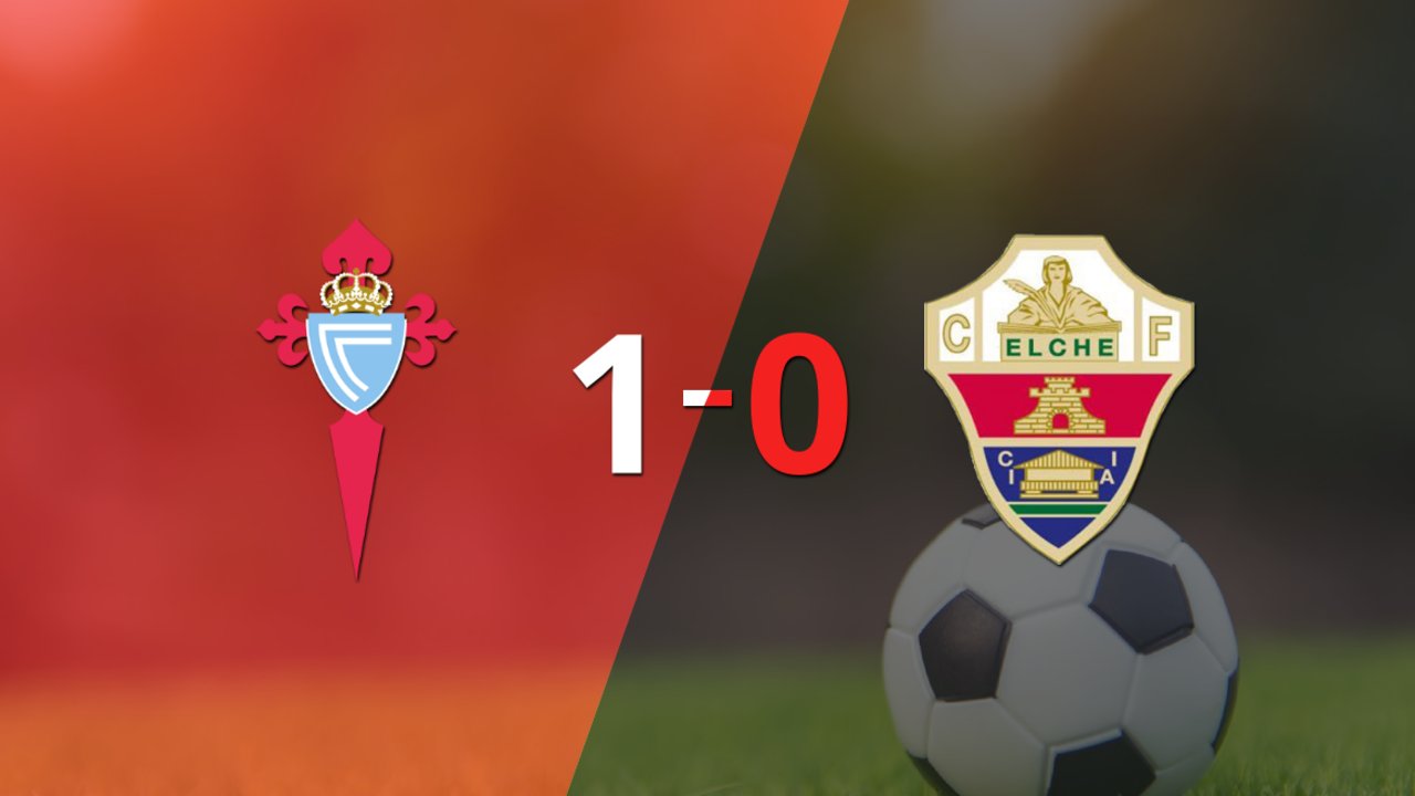 En su casa Celta derrotó a Elche 1 a 0