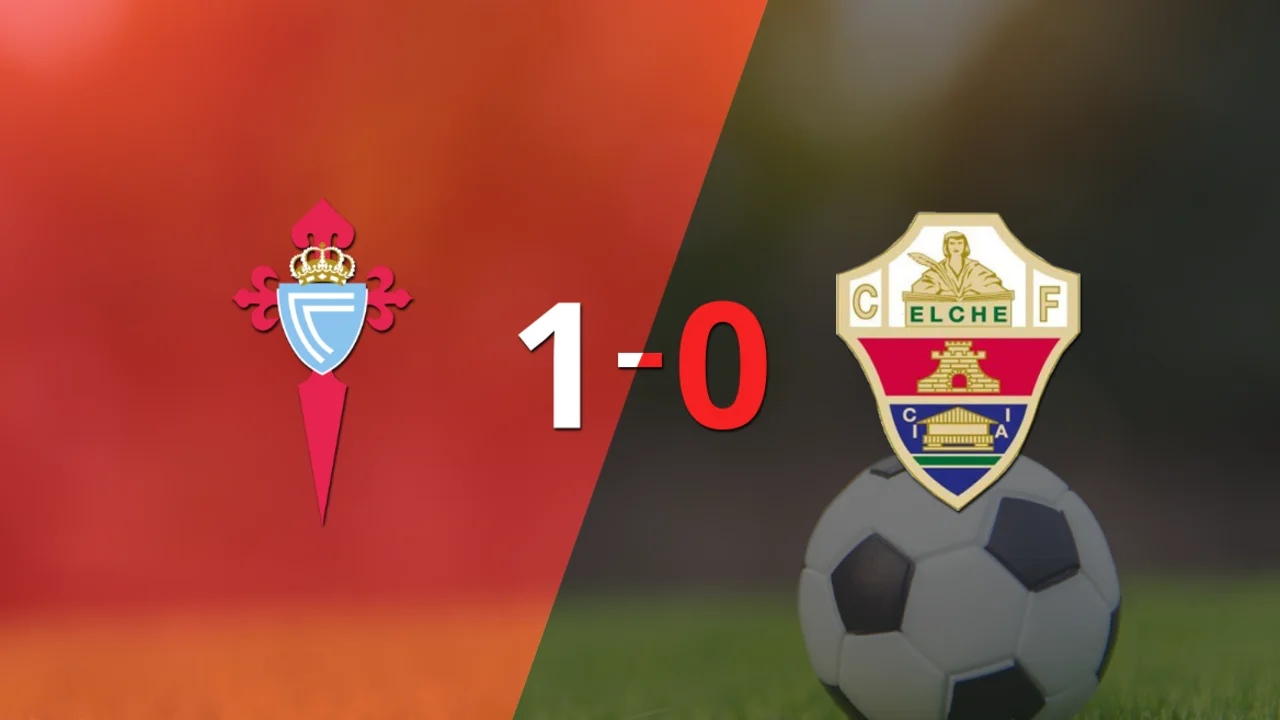 En su casa Celta derrotó a Elche 1 a 0