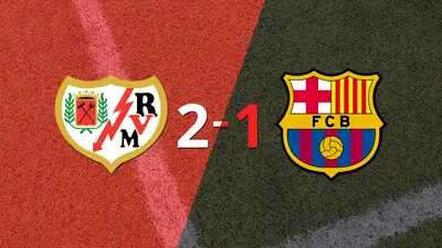 Rayo Vallecano logra 3 puntos al vencer de local a Barcelona 2-1 Rayo Vallecano logra 3 puntos al vencer de local a Barcelona 2-1