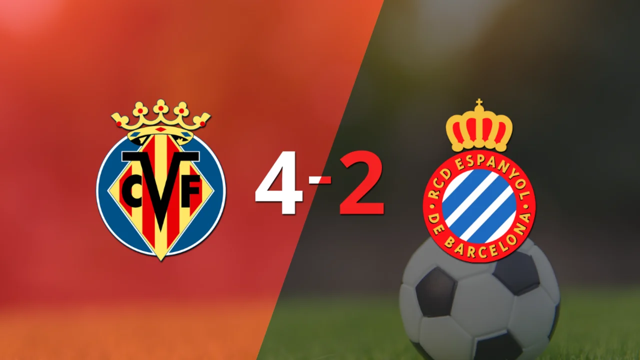 Doblete de Étienne Capoue guió el triunfo de Villarreal sobre Espanyol