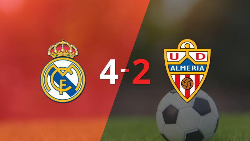 Karim Benzema marcó 3 goles y ayudó a Real Madrid en triunfo sobre Almería