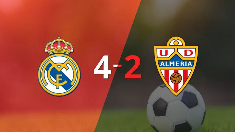 Karim Benzema marcó 3 goles y ayudó a Real Madrid en triunfo sobre Almería