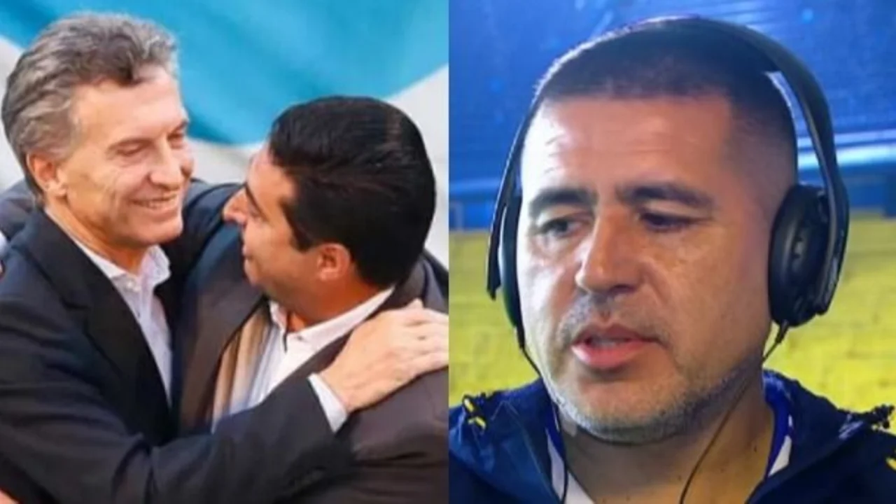 Juan Román Riquelme, Daniel Angelici, Mauricio Macri, Boca, fútbol argentino, deportes