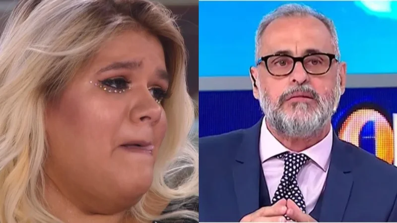 Morena y Jorge Rial