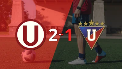 Universitario logró dar vuelta el marcador y vencer 2-1 a Liga de Quito Universitario logró dar vuelta el marcador y vencer 2-1 a Liga de Quito