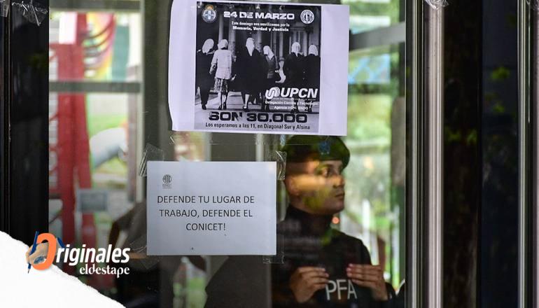 Lista de despidos, policías y llantos: dramática jornada contra los estatales 