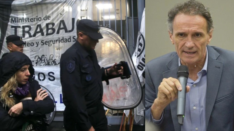 Katopodis acompañó a los estatales despedidos por Milei: “No solucionas nada rompiendo todo”