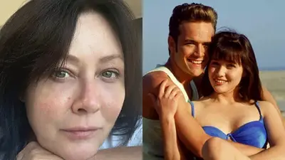 Shannen Doherty en la actualidad y Shannen Doherty en Beverly Hills 90210 Shannen Doherty en la actualidad y Shannen Doherty en Beverly Hills 90210