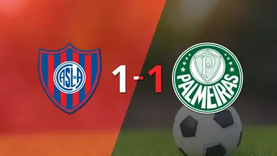 Empate a uno entre San Lorenzo y Palmeiras Empate a uno entre San Lorenzo y Palmeiras
