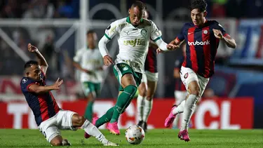 San Lorenzo empató ante Palmeiras en la Copa Libertadores