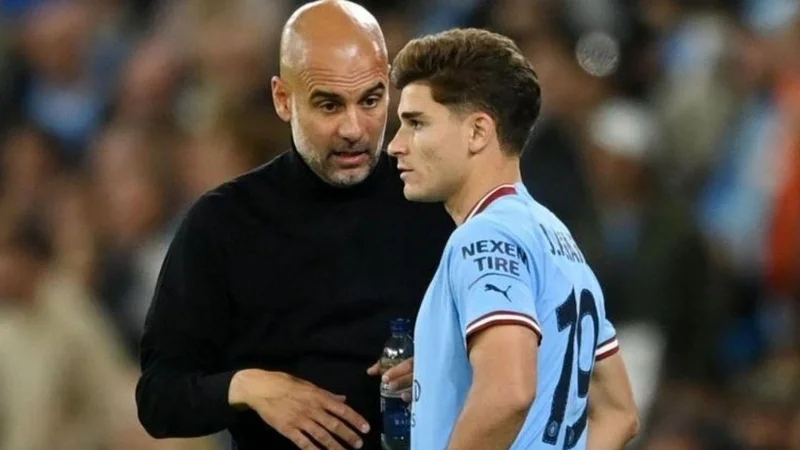 Pep Guardiola, Julián Álvarez, Manchester City, Selección Argentina, Copa América, Juegos Olímpicos, deportes