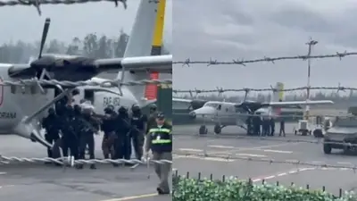 Jorge Glas es trasladado en Ecuador en medio de un fuerte operativo Jorge Glas es trasladado en Ecuador en medio de un fuerte operativo
