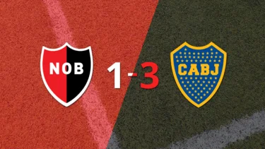 Boca Juniors dejó su marca al vencer a Newell`s con un contundente 3 a 1