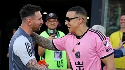 Lionel Messi y Daddy Yankee Lionel Messi y Daddy Yankee