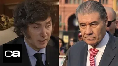Milei lanzó un llamativo elogio a Víctor Hugo Morales e incomodó a Fantino: "Relator" Milei lanzó un llamativo elogio a Víctor Hugo Morales e incomodó a Fantino: "Relator"