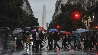 Lluvia en Buenos Aires. Lluvia en Buenos Aires.