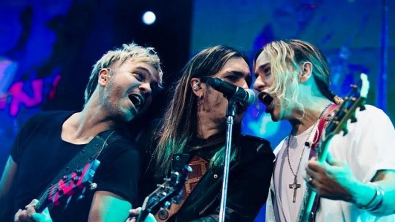 Fotografía de Airbag durante un recital en vivo 