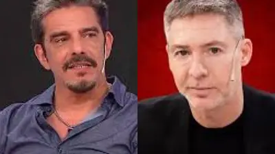 Fabián Mazzei, novio de Araceli González, y Adrián Suar Fabián Mazzei, novio de Araceli González, y Adrián Suar