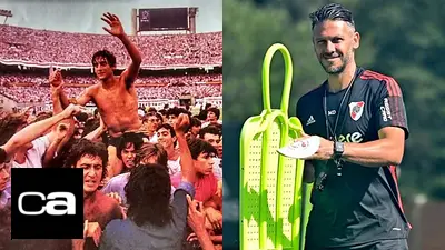 River Plate Antonio Alzamendi Martín Demichelis River Plate Antonio Alzamendi Martín Demichelis