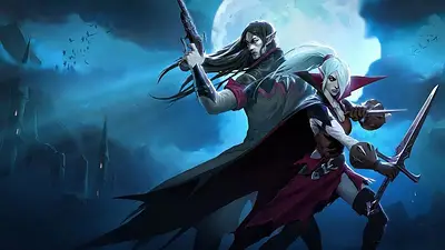 El crossover de V Rising junto a Castlevania. El crossover de V Rising junto a Castlevania.