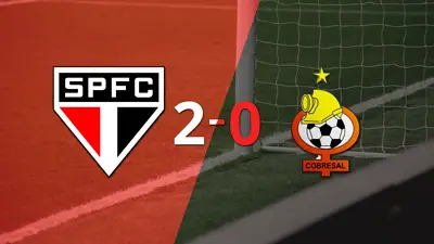 São Paulo celebró una victoria 2-0 sobre Cobresal São Paulo celebró una victoria 2-0 sobre Cobresal
