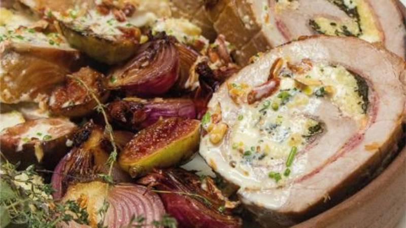 carre de cerdo relleno