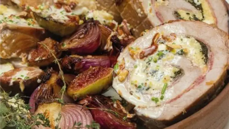 carre de cerdo relleno