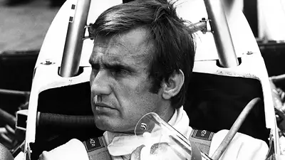 Fotografía del piloto Carlos Reutemann Fotografía del piloto Carlos Reutemann