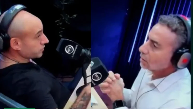 Trebucq se sacó contra Maju: abandonó el estudio y protagonizó un violento suceso.