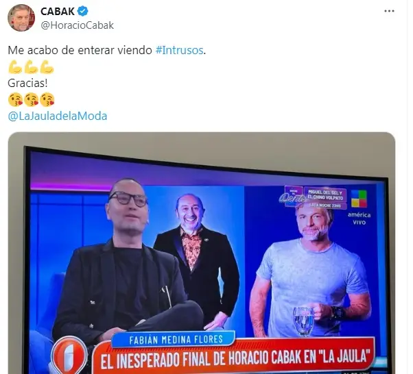 Twitter de Horacio Cabak