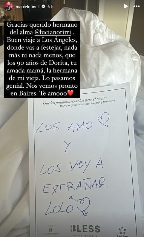 Marcelo Tinelli triste despidió a El Tirri