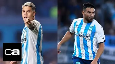 Racing Club, Juan Fernando Quintero, Adrián Maravilla Martínez, Víctor Blanco. Racing Club, Juan Fernando Quintero, Adrián Maravilla Martínez, Víctor Blanco.