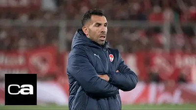 Independiente, Tomás Parmo, Carlos Tevez, Real Madrid. Independiente, Tomás Parmo, Carlos Tevez, Real Madrid.