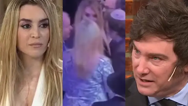 Fátima Florez y Javier Milei separados