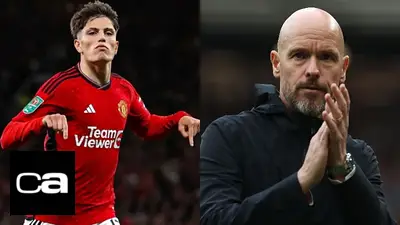 Alejandro Garnacho Erik Ten Hag Manchester United Alejandro Garnacho Erik Ten Hag Manchester United