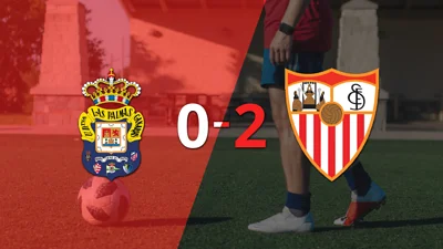 Sevilla fue superior y venció por dos goles a UD Las Palmas en el estadio Gran Canaria Sevilla fue superior y venció por dos goles a UD Las Palmas en el estadio Gran Canaria
