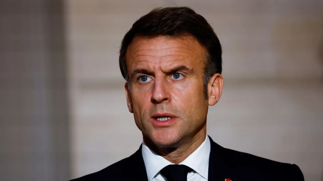 El presidente Macron insta a Israel a evitar una escalada