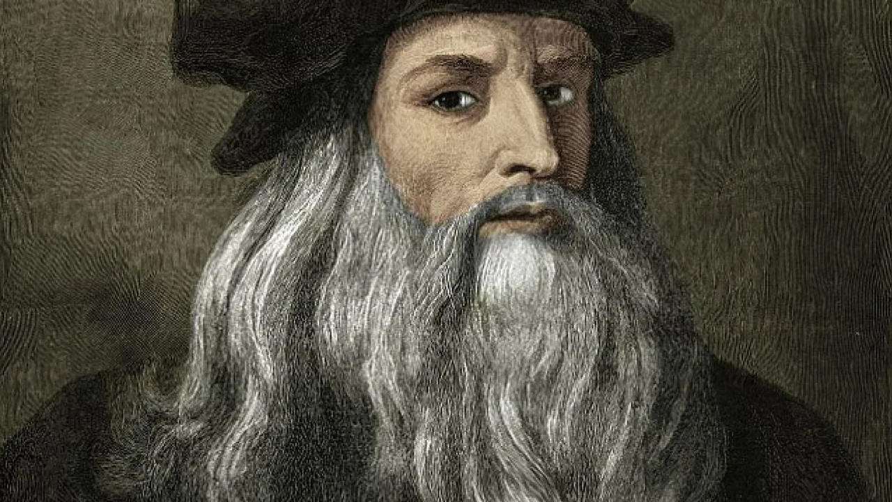Imagen del pintor Leonardo Da Vinci 