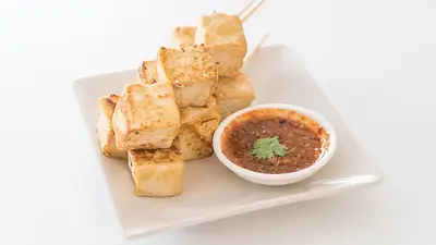 Satay de tofu Satay de tofu
