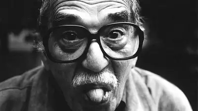 Fotografía del escritor Gabriel García Márquez Fotografía del escritor Gabriel García Márquez