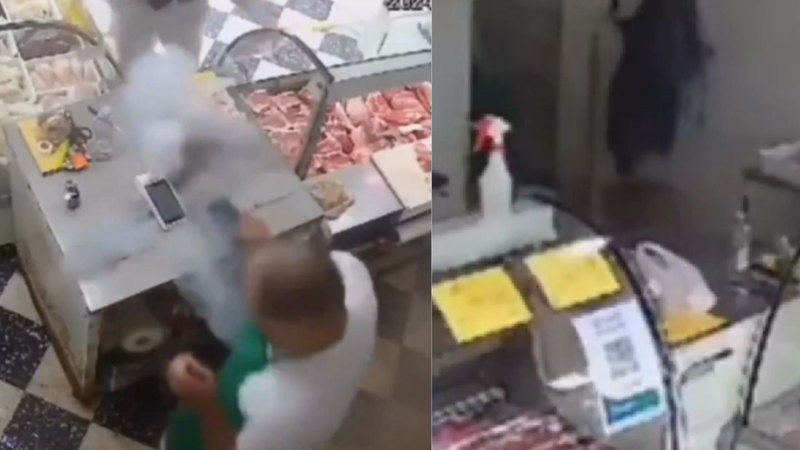 Un carnicero estaba cobrando una compra y vivió una tragedia con el posnet.