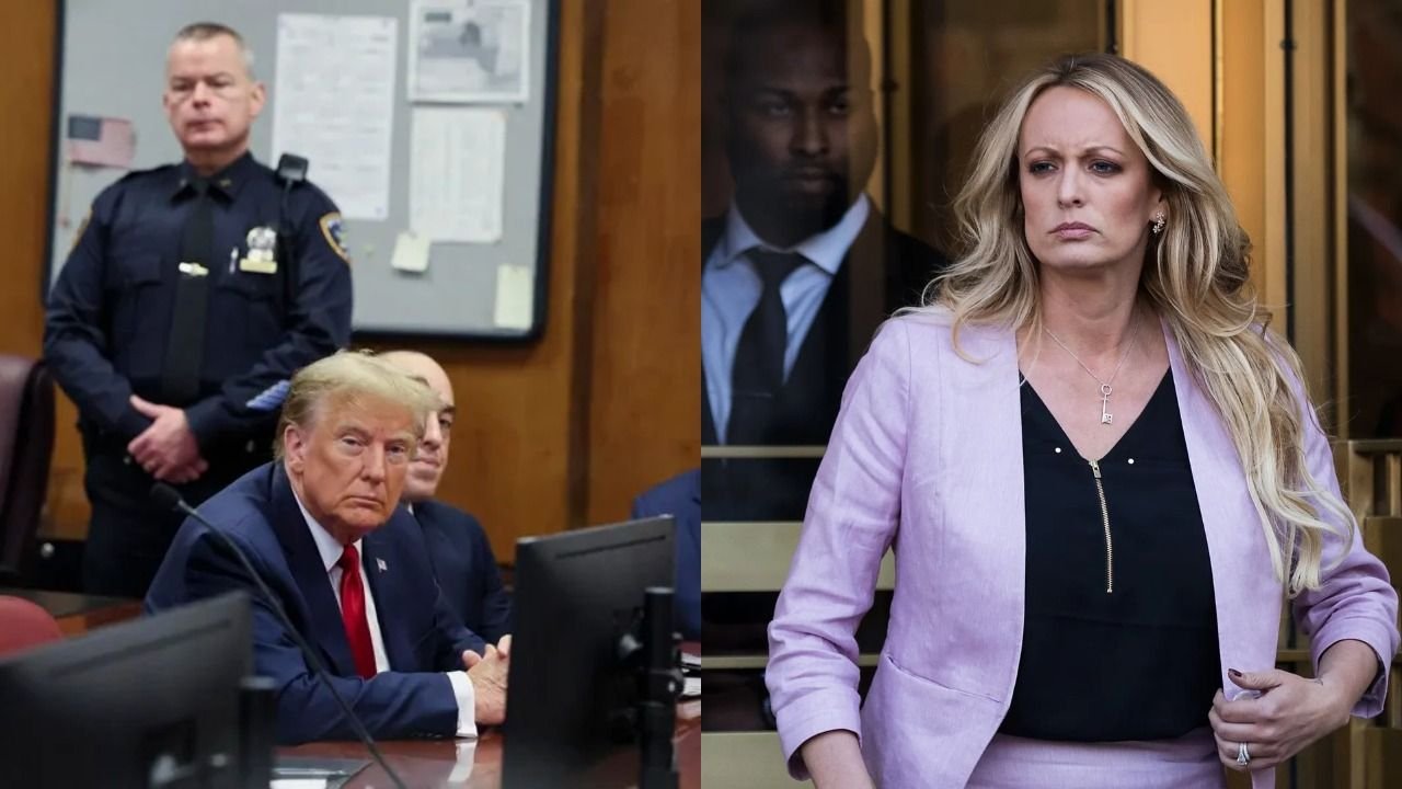 Donald Trump y Stormy Daniels